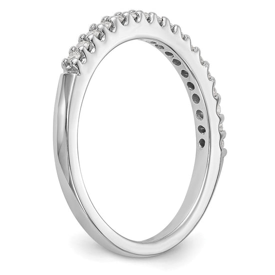 14k White Gold 1/5 carat Diamond Complete Wedding Band