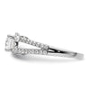 Diamond Halo Semi-Mount Engagement Rings