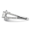 Diamond Halo Semi-Mount Engagement Rings