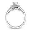 Diamond Halo Semi-Mount & Complete Engagement Rings