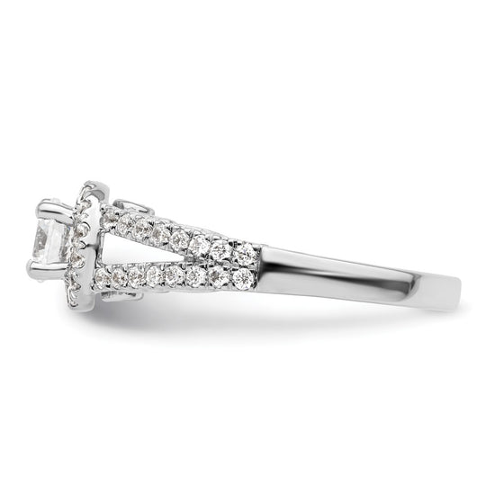 Diamond Halo Semi-Mount & Complete Engagement Rings
