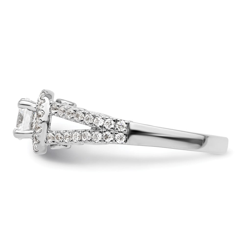 Diamond Halo Semi-Mount & Complete Engagement Rings