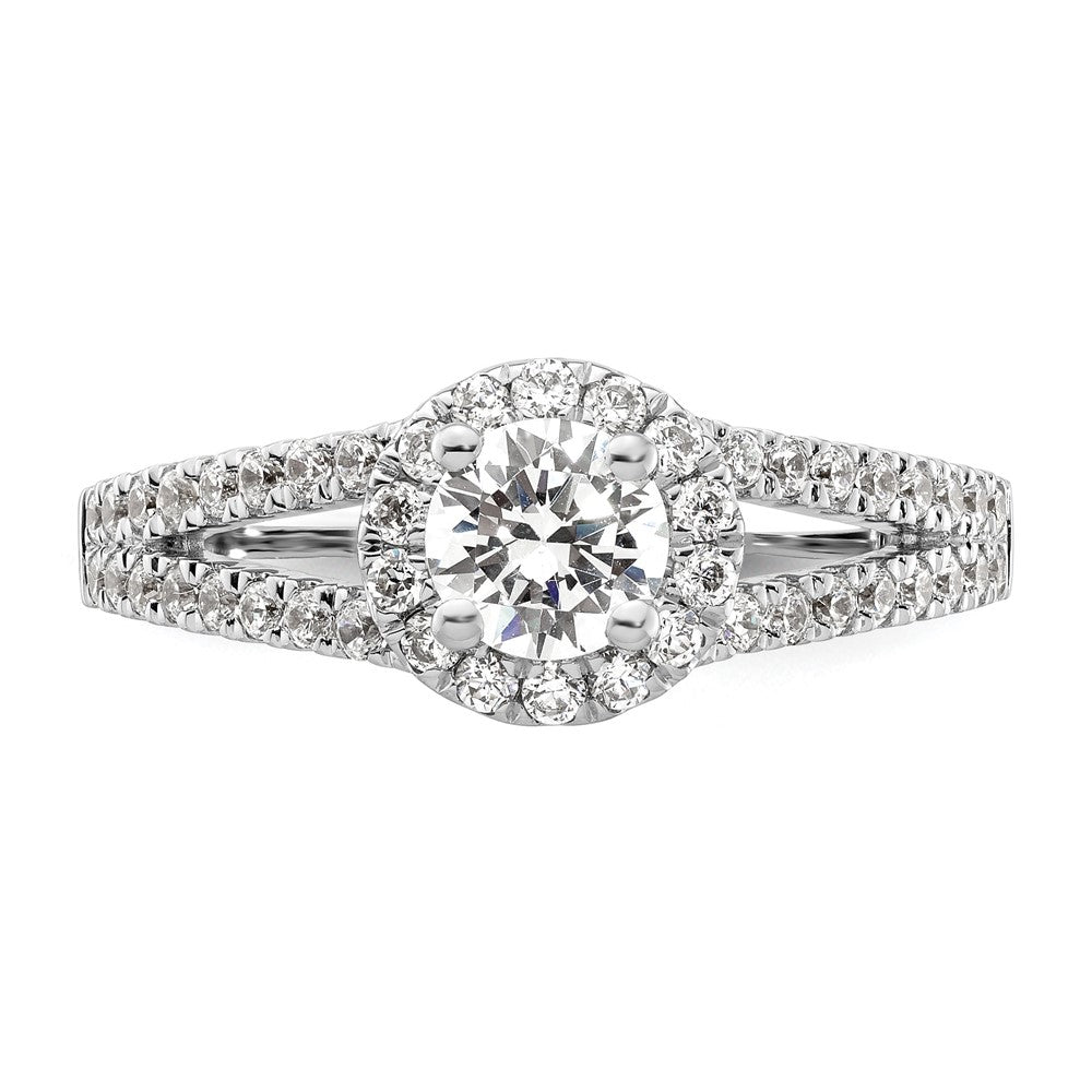 Diamond Halo Semi-Mount & Complete Engagement Rings