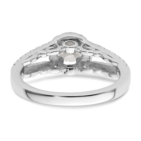Diamond Halo Semi-Mount & Complete Engagement Rings
