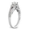 Diamond Halo Semi-Mount & Complete Engagement Rings