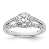 Diamond Halo Semi-Mount & Complete Engagement Rings