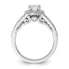 Diamond Halo Semi-Mount & Complete Engagement Rings