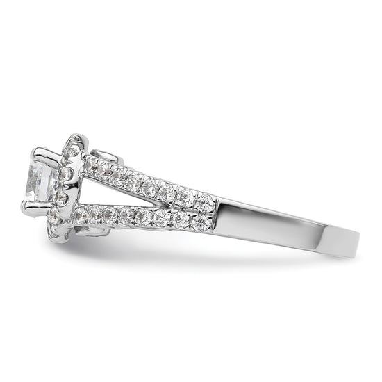 Diamond Halo Semi-Mount & Complete Engagement Rings