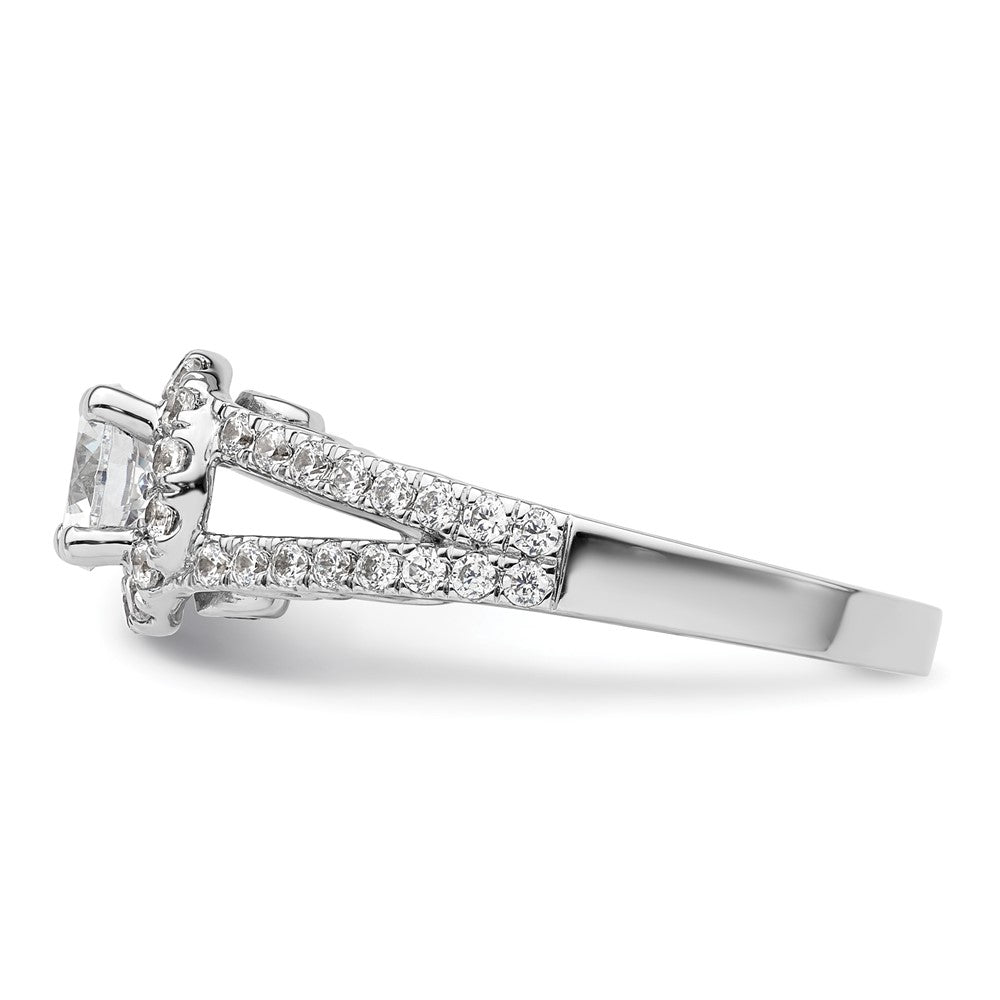 Diamond Halo Semi-Mount & Complete Engagement Rings