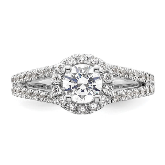 Diamond Halo Semi-Mount & Complete Engagement Rings