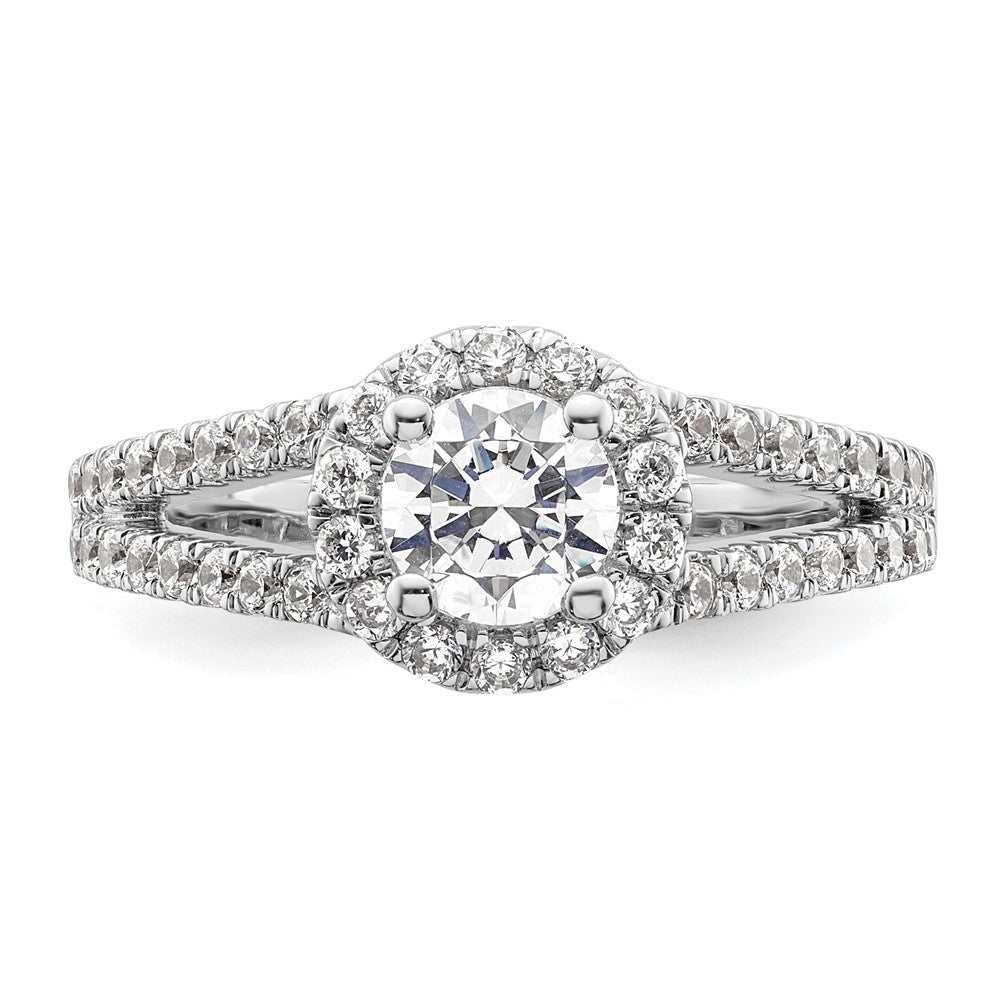 Diamond Halo Semi-Mount & Complete Engagement Rings