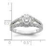 Diamond Halo Semi-Mount & Complete Engagement Rings