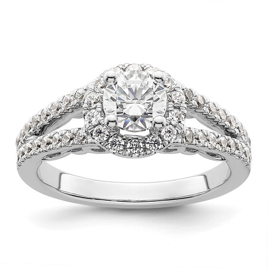Diamond Halo Semi-Mount & Complete Engagement Rings