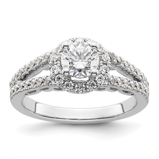 Diamond Halo Semi-Mount & Complete Engagement Rings