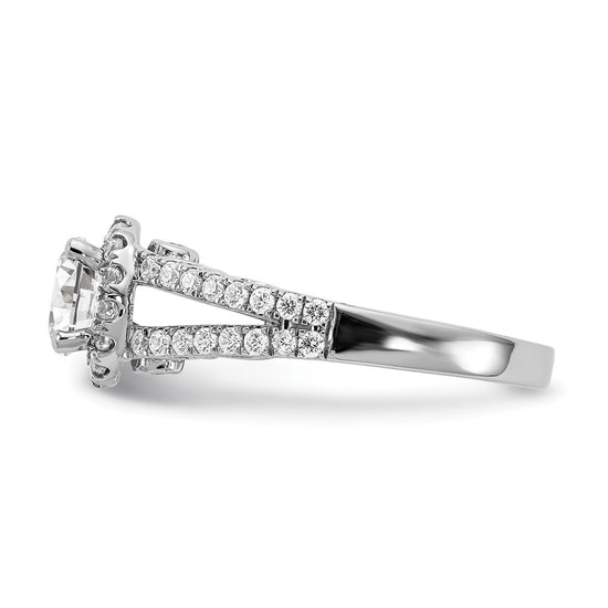 Diamond Halo Semi-Mount & Complete Engagement Rings