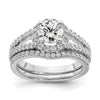 Diamond Halo Semi-Mount & Complete Engagement Rings