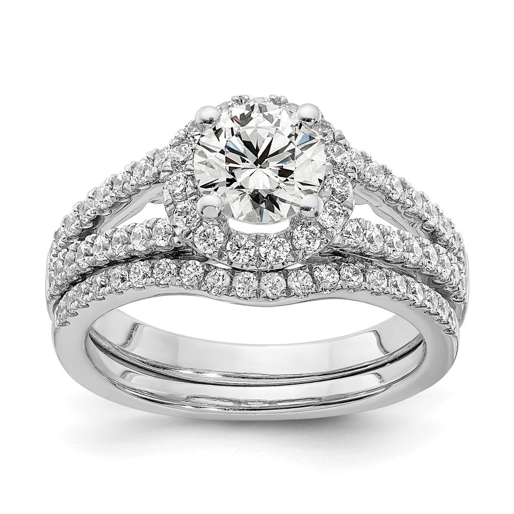 Diamond Halo Semi-Mount & Complete Engagement Rings