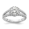 Diamond Halo Semi-Mount & Complete Engagement Rings