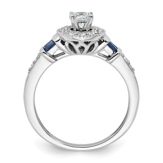 Diamond Halo Semi-Mount & Complete Engagement Rings