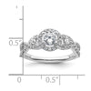 Diamond Halo Semi-Mount Engagement Rings