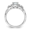 Diamond Halo Semi-Mount Engagement Rings