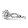 Diamond Halo Semi-Mount Engagement Rings