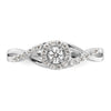 Diamond Halo Semi-Mount & Complete Engagement Rings