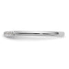 14K White Gold 1/20 carat Complete Diamond Wedding Band