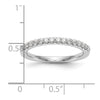14K White Gold 1/3 carat Complete Diamond Wedding Band
