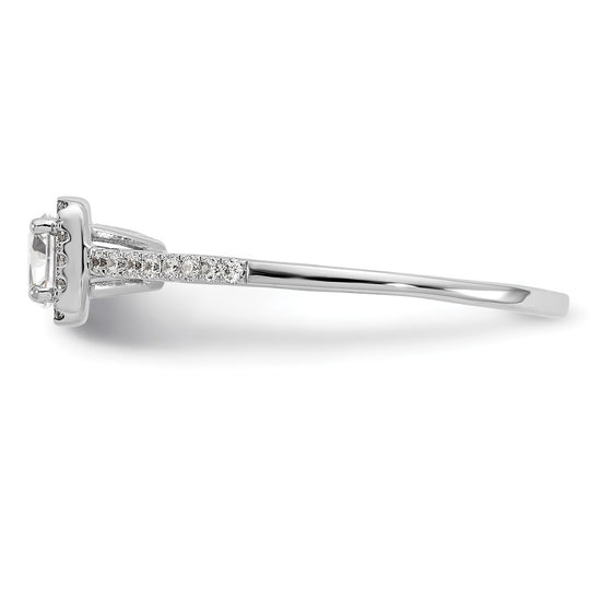 Diamond Halo Semi-Mount Engagement Rings