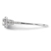 Diamond Halo Semi-Mount Engagement Rings