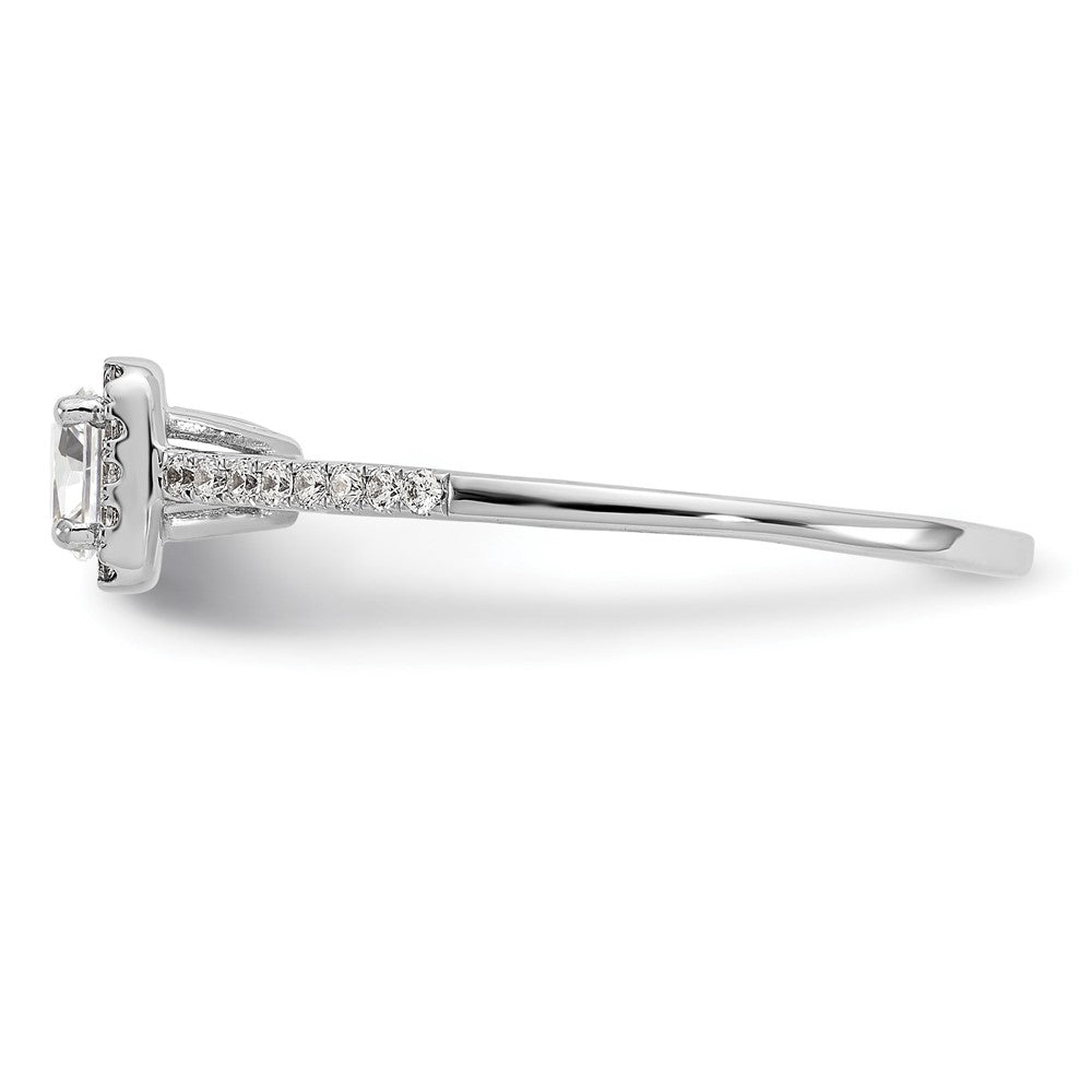 Diamond Halo Semi-Mount Engagement Rings