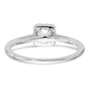 Diamond Halo Semi-Mount Engagement Rings