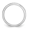 14K White Gold 1/3 carat Diamond Complete Wedding Band