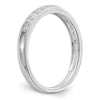 14K White Gold 1/3 carat Diamond Complete Wedding Band