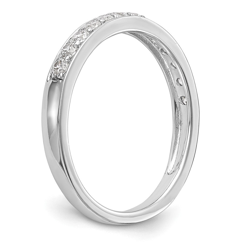 14K White Gold 1/3 carat Diamond Complete Wedding Band