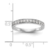 14K White Gold 1/3 carat Diamond Complete Wedding Band