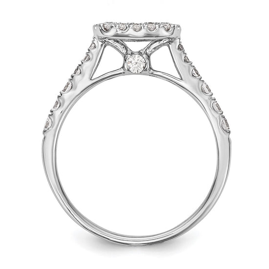 Diamond Halo Semi-Mount Engagement Rings