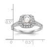 Diamond Halo Semi-Mount Engagement Rings