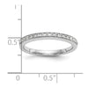 14k White Gold 1/4 carat Diamond Set of 2 Complete Wedding Bands