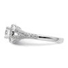 Diamond Halo Semi-Mount Engagement Rings