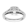 Diamond Halo Semi-Mount Engagement Rings