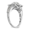 Cushion Halo Diamond Semi-mount Engagement Rings