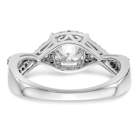 Diamond Halo Semi-Mount & Complete Engagement Rings