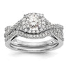 Diamond Halo Semi-Mount & Complete Engagement Rings