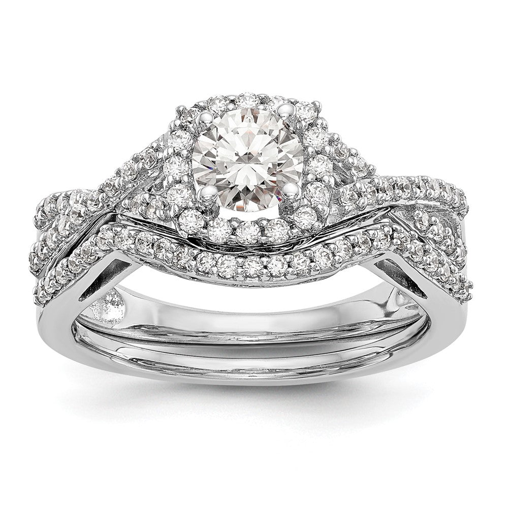 Diamond Halo Semi-Mount & Complete Engagement Rings
