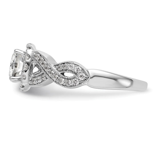 Halo Diamond Semi-mount Engagement Rings
