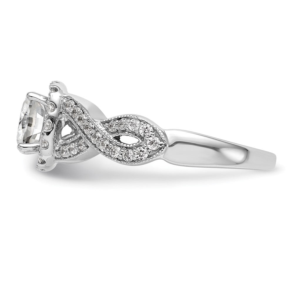 Halo Diamond Semi-mount Engagement Rings