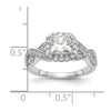 Halo Diamond Semi-mount Engagement Rings