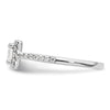 Princess Halo Diamond Semi-mount Engagement Rings
